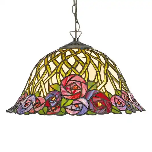 Lampada sospensione Melika stile tiffany, 1 luce Offerta Del Giorno