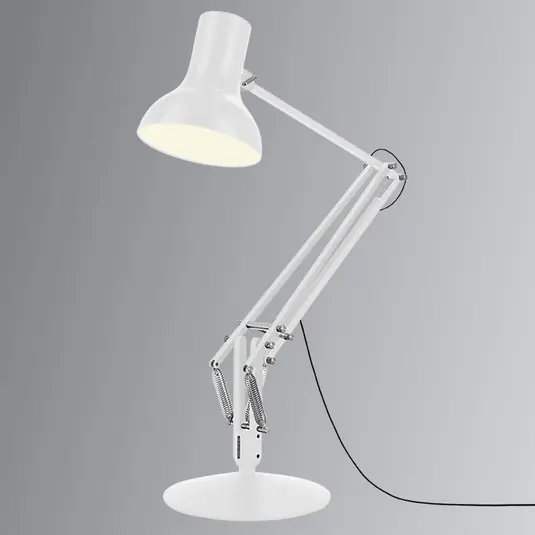 Più Venduto Anglepoise Type 75 Giant da terra, bianco