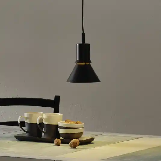 Lampada a sospensione Anglepoise Type 80, nero opaco Saldi