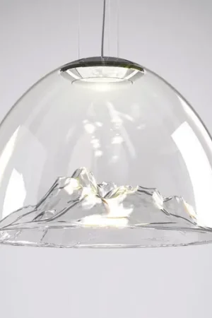 Axolight Mountain View lampada trasparente-cromata Sconto