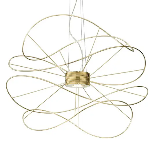 Axolight Hoops 4 lampada LED a sospensione, oro Miglior Prezzo