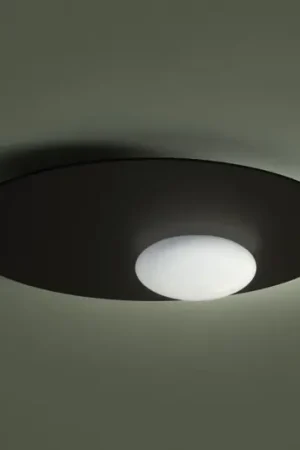 Axolight Kwic plafoniera LED, nero Ø48cm Compra Oggi Stesso