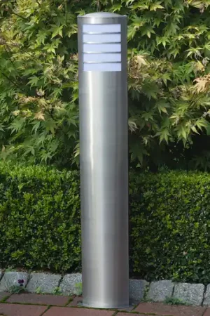 Acquista Ora Lampione in acciaio inox Todd per lampadina a risparmio energetico