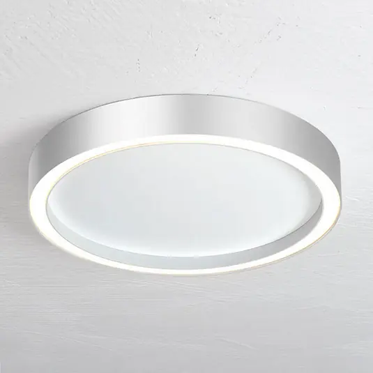 Prezzo Basso Bopp Aura plafoniera LED Ø 40cm bianco/alluminio