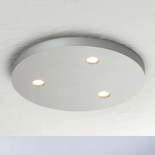 Reso Gratuito Bopp Close plafoniera LED a 3 luci in alluminio