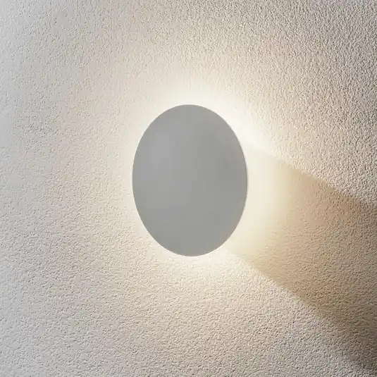 Escale Blade applique LED bianco satinato, Ø 18 cm Non Perdere