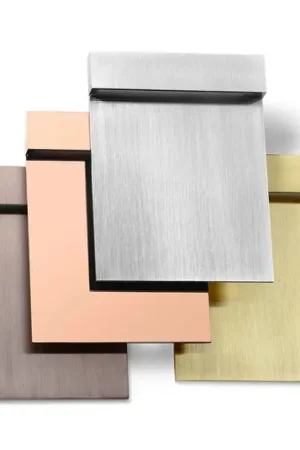 FLOS Real Matter Applique a LED da incasso IP65 bronzo Reso Gratuito