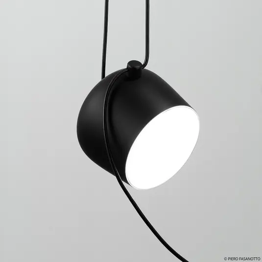 FLOS Aim Small lampada LED a sospensione, nero Prezzo Scontato