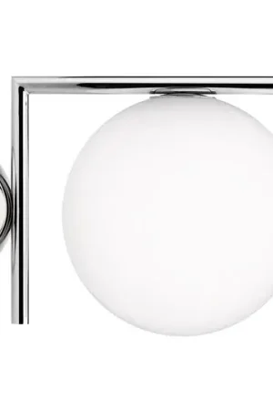 Economico FLOS IC C/W1 Applique, cromata Ø 20 cm