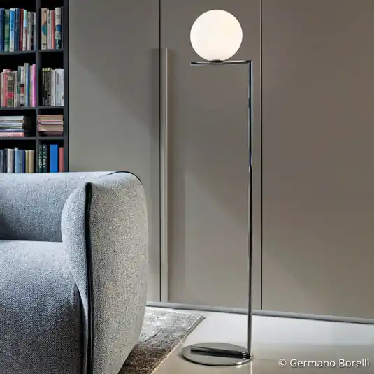 FLOS IC F2 Piantana cromata Ø 30 cm Offerta Speciale