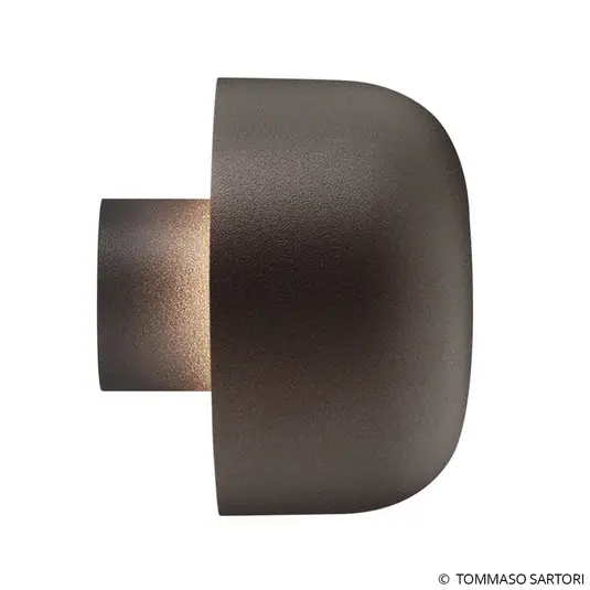 FLOS Bellhop, applique da esterno, 2.700 K, marrone scuro Saldi