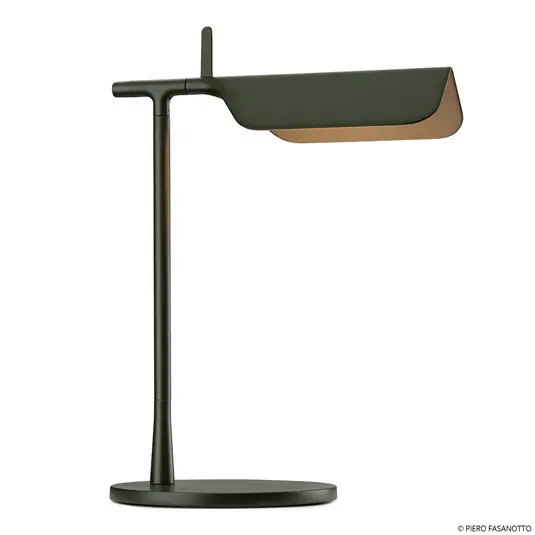 Lampada da tavolo FLOS Tab T LED, verde scuro opaco Offerta Del Giorno