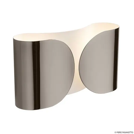 Prezzo Conveniente FLOS Applique Foglio, nero-nichel