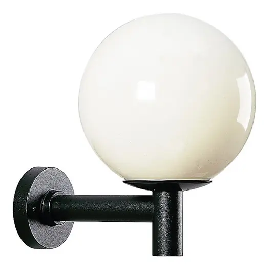 Quantità Limitata Applique da esterno, globo, plastica, Ø 35 cm, nero