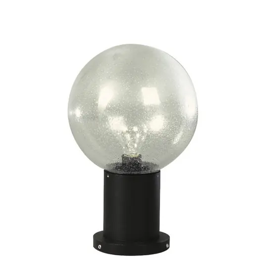 Novità Lampioncino II nero, con vetro a bolle