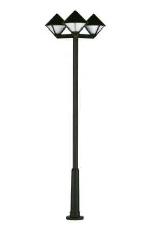 Acquista Ora Lampione moderno 181, nero, a 3 luci