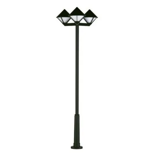 Acquista Ora Lampione moderno 181, nero, a 3 luci