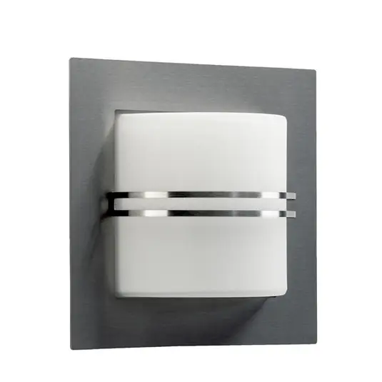 Promozione Moderna applique da esterno in acciaio inox 428
