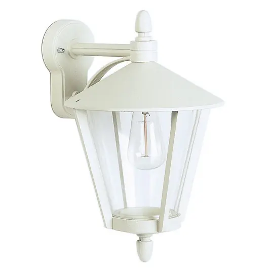 Applique da esterni 665 in bianco Spedizione Espresso