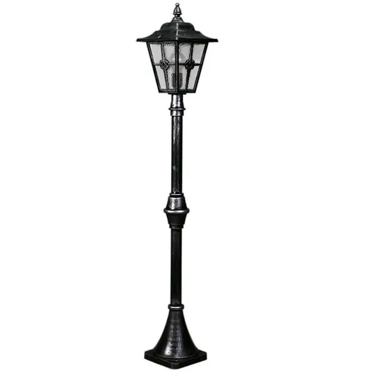 Scelto Dai Clienti Lampione 772 stile rustico nero