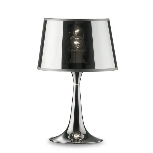 Popolare Lampada da tavolo London Cromo altezza 36,5 cm