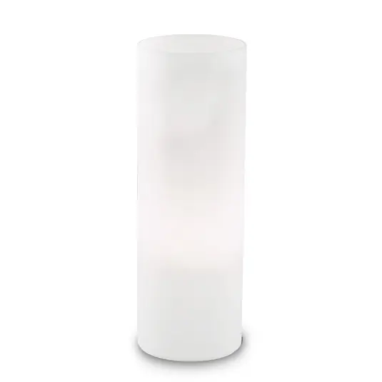 Compra Adesso Lampada da tavolo Edo di vetro bianco, alta 35 cm