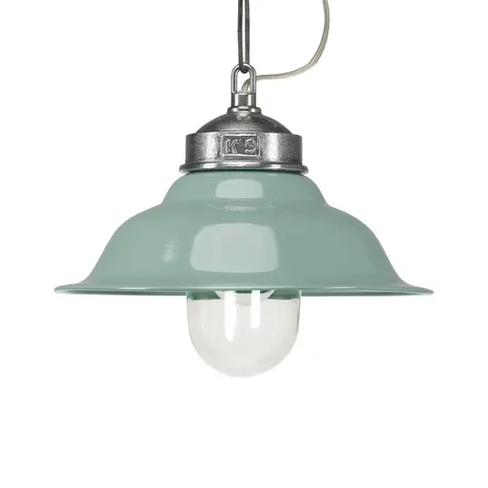Lampada a sospensione d‘epoca verde Porto Fino Non Perdere