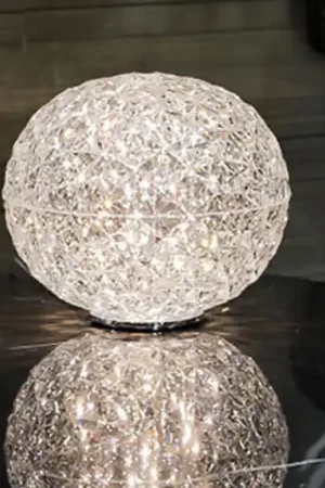 Kartell Planet lampada LED da tavolo, trasparente Popolare