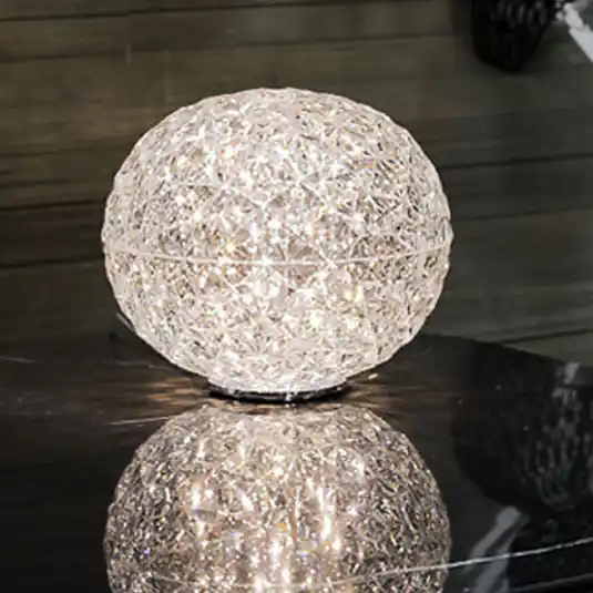 Kartell Planet lampada LED da tavolo, trasparente Popolare