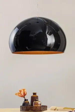 Kartell FL/Y - lampada LED a sospensione, nero lucido Miglior Prezzo