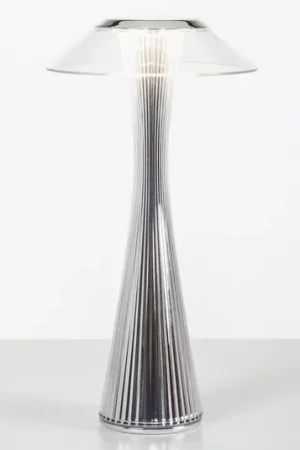 Kartell Space lampada LED da tavolo, cromo Professionale