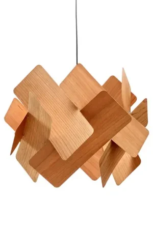Saldi LZF Escape sospensione, Ø 30 cm, ciliegio naturale