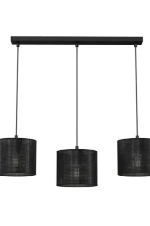 Più Venduto Lampada a sospensione Jovin, 3 luci, lineare, nero