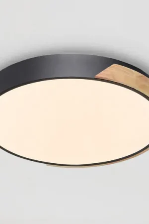 Paul Neuhaus Q-BILA plafoniera LED, nero/rovere Ultima Occasione