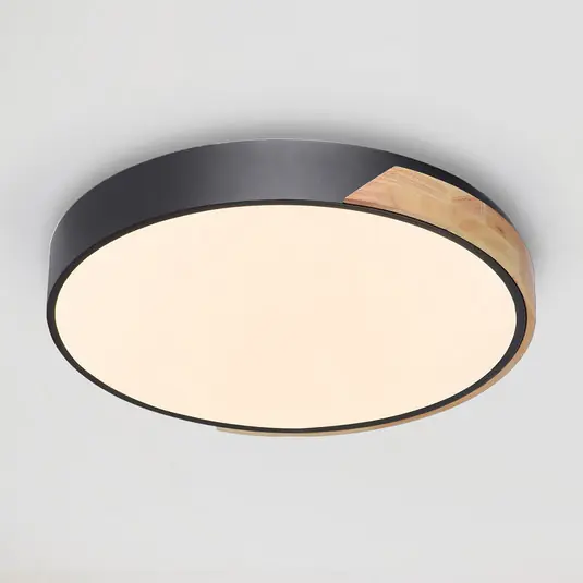 Paul Neuhaus Q-BILA plafoniera LED, nero/rovere Ultima Occasione