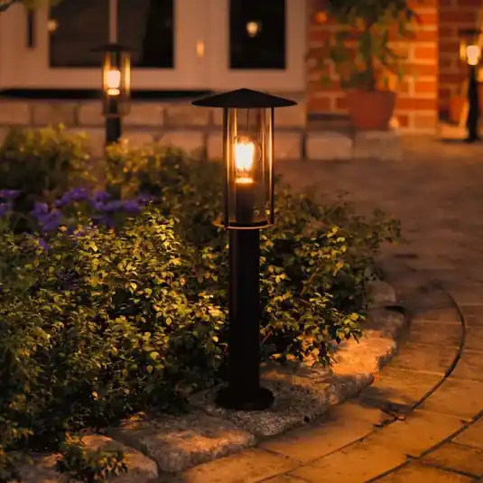 Reso Gratuito Paulmann Classic lampione LED con luce dorata