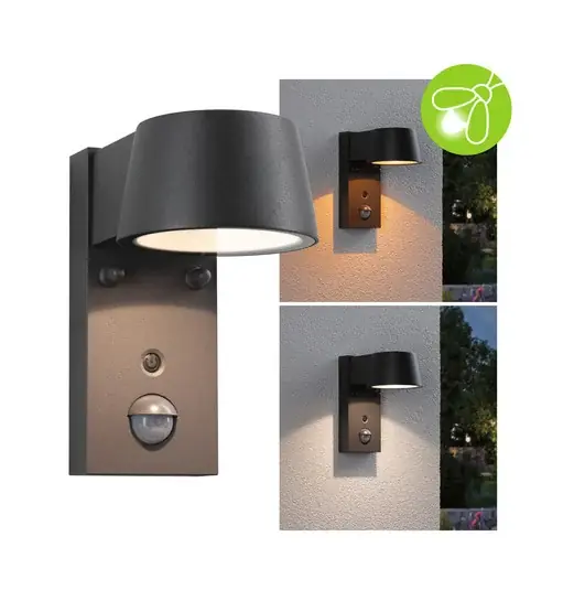 Quantità Limitata Paulmann Capea applique da esterni LED con sensore antracite alluminio