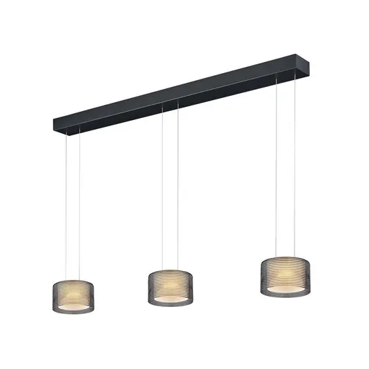 BANKAMP Grand Groove Lampada a sospensione a LED, a 3 luci Prezzo Scontato