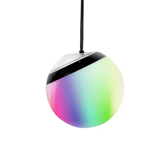 Sfera LED tint Pendula Solar, IP44, bianco CCT RGB Solo Oggi