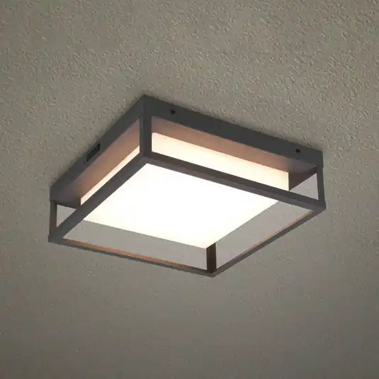Plafoniera da esterno a LED Witham IP54, CCT, antracite Più Venduto