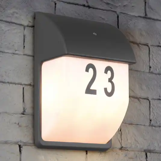 Ultima Occasione Mersey numero civico con luce sensore crepuscolare