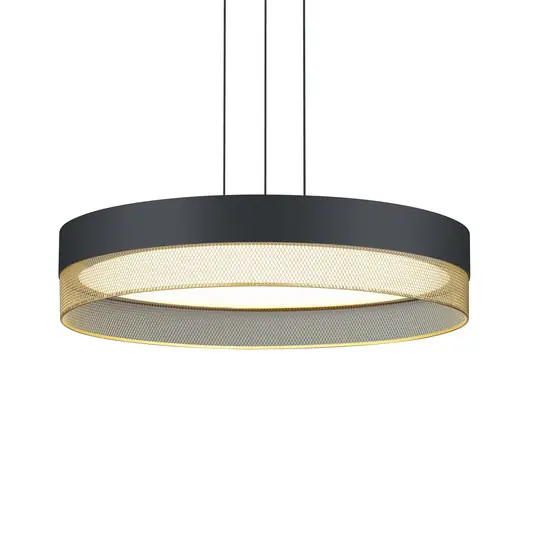 Acquista Ora Lampada a sospensione Mesh LED, Ø 45 cm, nero/oro