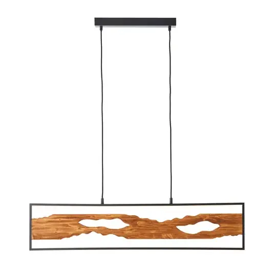 Lampada LED a sospensione Chaumont di legno Saldi