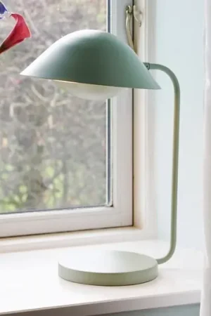 Compra Adesso Lampada da tavolo Freya di metallo, verde