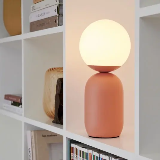 Lampada da tavolo Notti metallo/vetro, terracotta Quantità Limitata