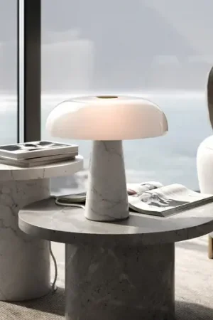Offerta Speciale Lampada da tavolo Glossy, bianco/opale bianco