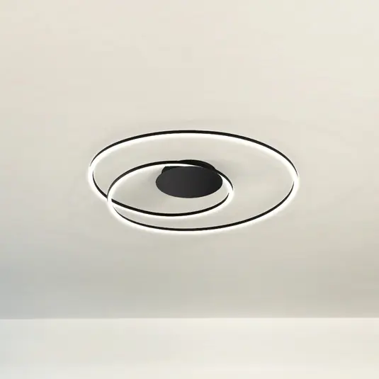 Acquista Ora Plafoniera LED HOLY, nero, Ø 68 cm, telecomando, CCT