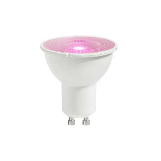 LED riflettore GU10 4,7W CCT RGB 100° 380lm dimm Reso Gratuito