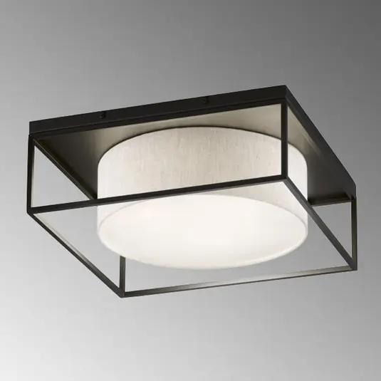 Carre plafoniera 70x70cm in tessuto bianco Prezzo Conveniente
