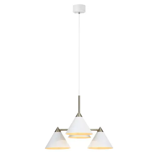 Nuovo Arrivo Lampada a sospensione Klint metallo bianco 4 luci
